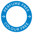 Perfume and colour free logo