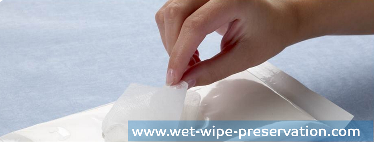 Information portal about wet wipe presevation
