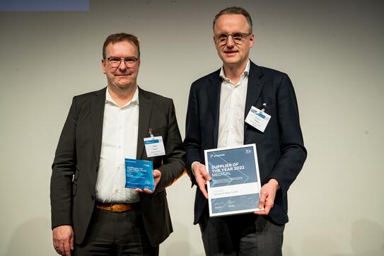 Mathias Frensch und Dr. Sven Pfleging von schülk