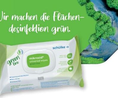 mikrozid® universal wipes green line - Das extra umweltfreundliche Tuch von schülke