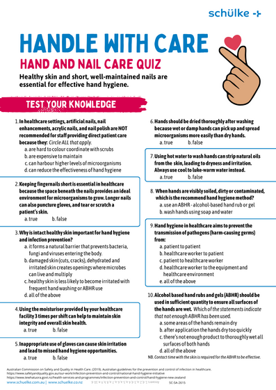 QUIZ - Hand and Nail Care Matters