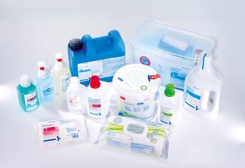 Selection of Schuelke disinfection products