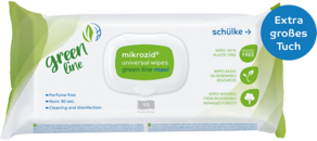 mikrozid® universal wipes green line maxi