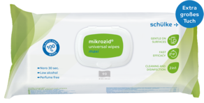 mikrozid® universal wipes - plastic-free wipes maxi