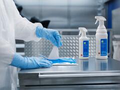 Wischen oder Sprühen