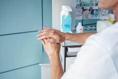 Hand disinfection