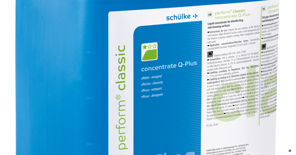 perform® classic concentrate Q-Plus - schülke