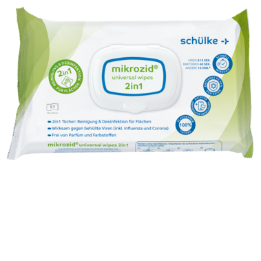 mikrozid® universal wipes 2in1