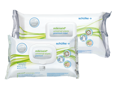 mikrozid universal wipes premium Produktbild