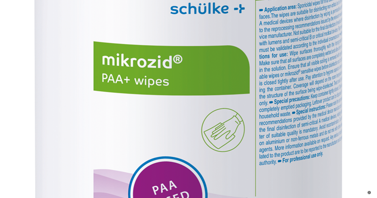 mikrozid® PAA+ wipes - schülke
