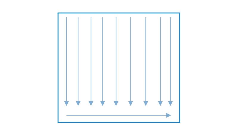 Technik zur Desinfektion von Wandflächen
