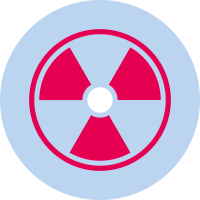 Icon strahlenbedingte Wunde