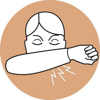 Hust- und Niesetikette einhalten