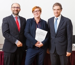 Ojan Assadian, Gerlinde Angerler, Albert Tuchmann (v.l.n.r.) bei der Pressekonferenz "Bereit für die OP?" am 14.11.2018. ©Peter Provaznik