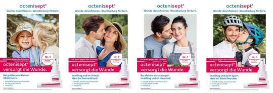 octenisept® und octenisept® Gel: ab sofort immer dabei um Alltagsverletzungen aller Art schnell und optimal zu versorgen!