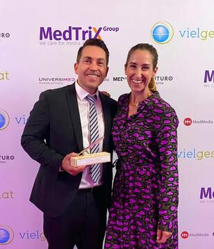 Dr. Christoph Klaus mit Kati Bellowitsch