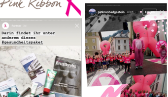 Pink Run: octenisan® Set läuft mit Österreichischer Krebshilfe 