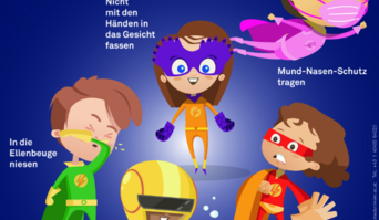 Kinderkampagne: Superhelden gegen COVID-19