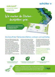mikrozid® universal wipes green line - Kurzübersicht