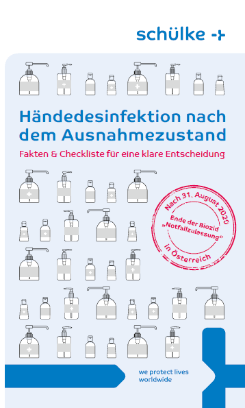 Händedesinfektion nach dem Ausnahmezustand / Fakten & Checkliste für eine klare Entscheidung
