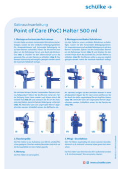 Point of Care Halter - Gebrauchsanweisung