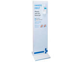 Hand hygiene display stand