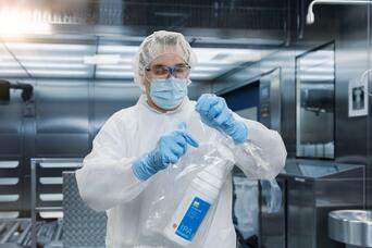 [Salles propres] désinfection des grandes surfaces par essuyage