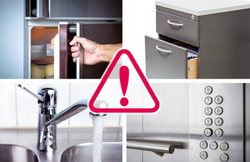 High risk touch points in the workplace