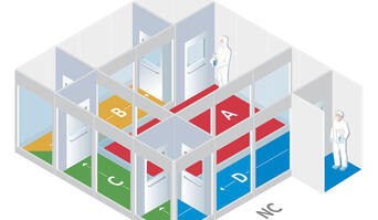 En sécurité en salle blanche de D à A 