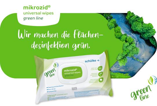 mikrozid® universal wipes green line