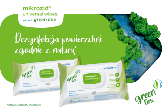 mikrozid® universal wipes green line