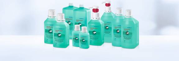 Handdesinfectie en verzorging in één.