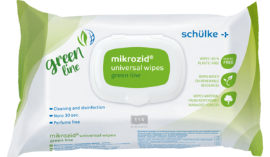 mikrozid® universal wipes green line