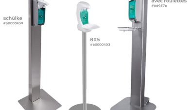 Colonnes de désinfection