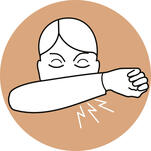 Hust- und Niesetikette einhalten