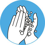 Regelmäßige & gründliche Händehygiene